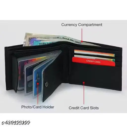 Combo of 2 Artificial Wallets – Trendy, Tough & Travel-Ready Ab18