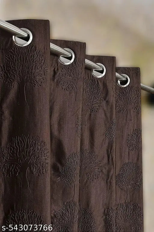 Sirjanhaar Furnish a new Collection of Punching Tree curtains For your home || Pack of 2