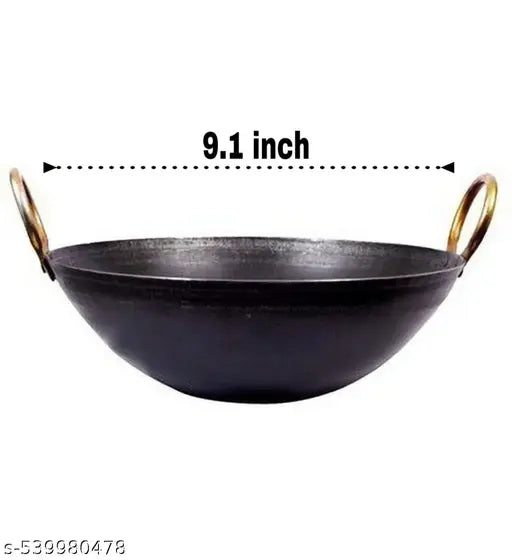 Iron frying pan/Iron kadhai for cooking