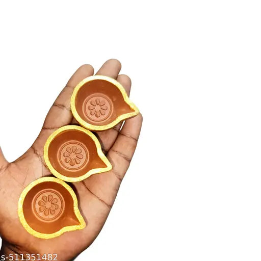Terracotta/Earthen Clay Diya Decorative 50 Diwali Diya