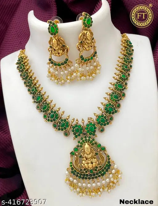 Temple necklace set
