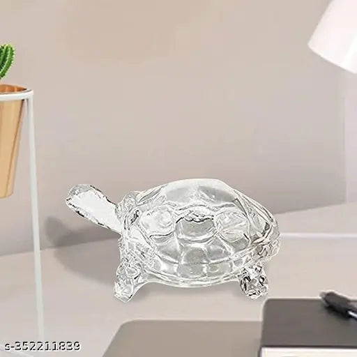 Crystal Tortoise KACHUA with Plate Pond for Career and Good Luck Best for Vastu Home Decor and Gifting Purposes for Diwali Puja and Laxmi Puja Gift diwali gift