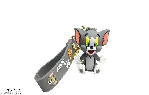 Cute Tom and Jerry Keychain for Girls and Boys Mickey Mouse Keychain Set for School Bags, Bike, Car etc Best Birthday Gifts Keychain for Kids
