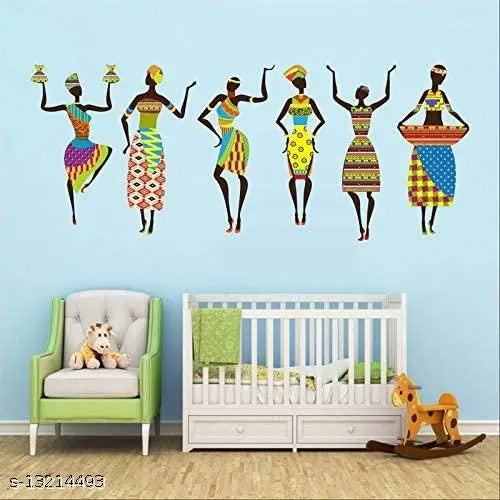 Walltech Tribal Lady Wall Sticker