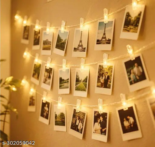 X4Cart 14 Photo Clip LED Electric Operated String Lights for Hanging Photos Ideal for Birthday Festival Wedding Party