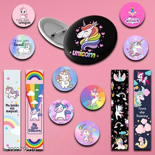 Unicorn Notebook (COMBO SET) Stylish Cute Notebook A5 Size Writing Drawing For Girls Kids & Adults Daily Book Journal Wirebound Spiral Diary girls set unicorn stationery set 160 Pages