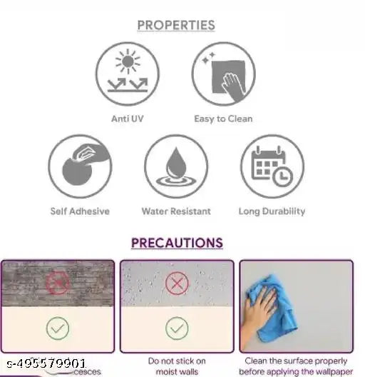 UISS PRODUCT -Sticker Scenery Poster For Room Roster 24x36 inch