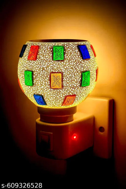 2 in 1 ELECTRIC KAPOOR DAANI + NIGHT LAMP + FREE KESAR CHANDAN ATTAR OIL