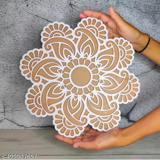 Rangoli stancils decor items for 12inch