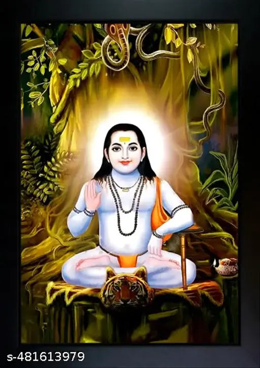 Baba Balak Nath Photo Frame | Baba Balak Nath Painting For Home Decoration And Pooja Room ( 7 x 9 inch )