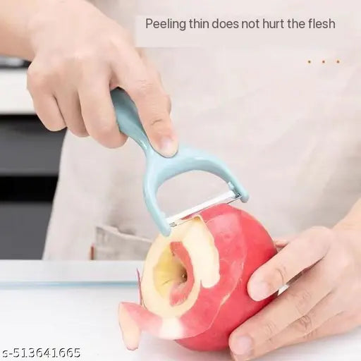 Y-Shaped Peeler for Kitchen - Ideal for Fruits & Vegetables - Multicolor Vegetable & Fruit Peeler Pack Of 1
