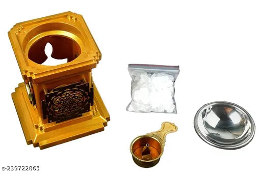 Positive Energy Creater Lamp Gold 5x5x6 Inches | showpieces & collectibles | showpieces | showpiece for living room | showpiece for bedroom | showpiece for home decor | show items | show item | showcase | showpieces items | decorate saman | decorative ite