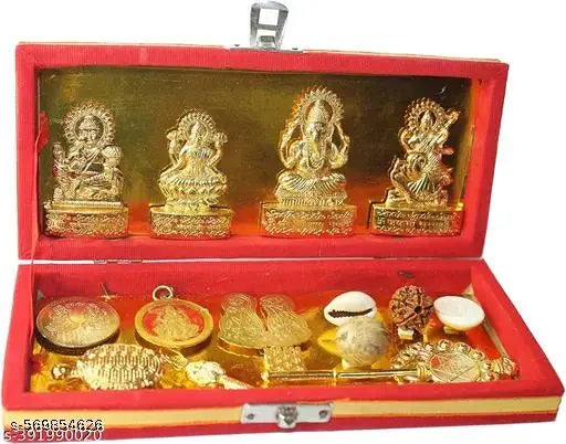 Shri Dhan Laxmi Yantra Gold Big Pack of 1