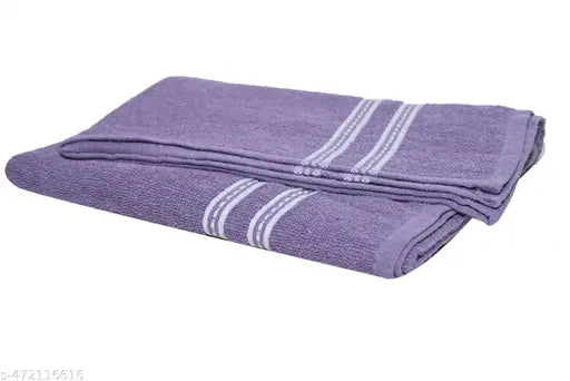 Cotton Bath Towel Soft And High Quality Towel For Multiple Uses 350 gsm 75*140 Cm Purple