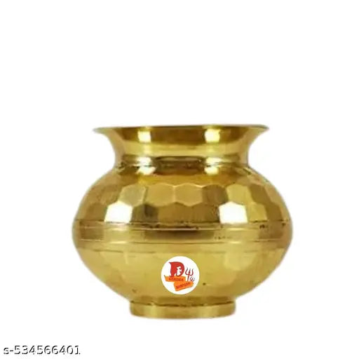 DARIDRA BHANJAN Brass pooja Lota, Pooja Lota/Designer Lota/Pure Brass Lota, Kalash