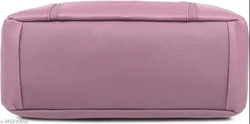two zip handbags purple