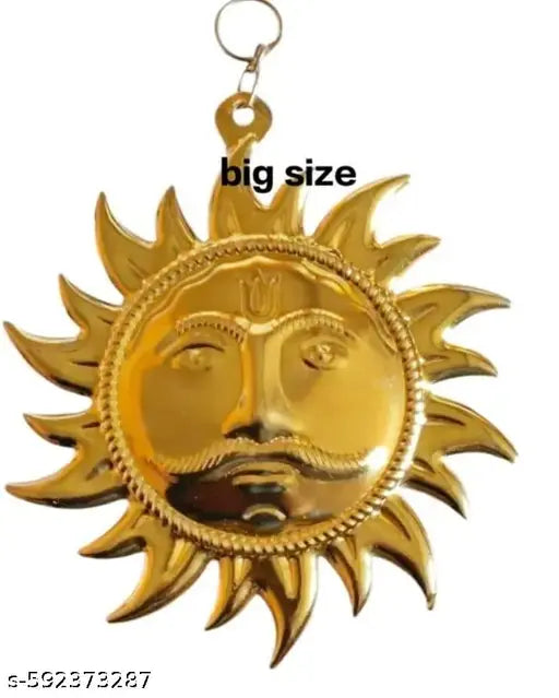 Brass Surya Yantra/Shree Surya Narayan Yantra /Brass Surya Wall Decorative Yantra Pure Brass Yantra