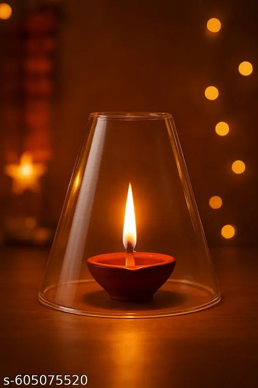 “Antique-Stylis Glass Lantern” only glass