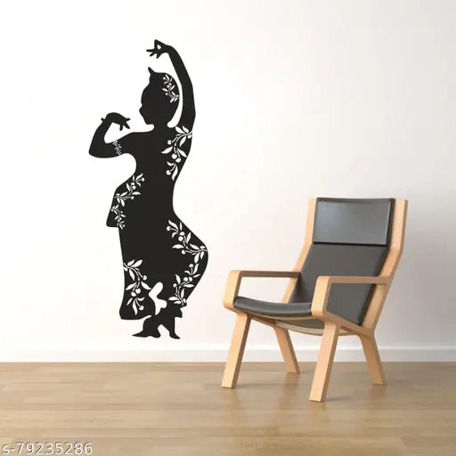 Dancing girl Wall Stickers (70Cm X 28Cm)