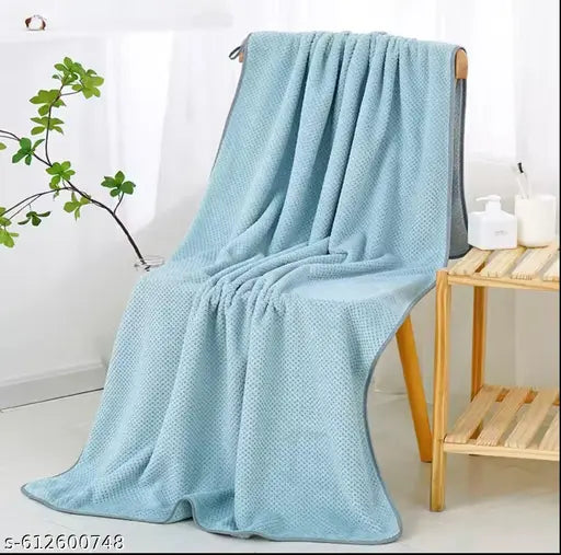 Microfiber Bath Towel for Men & Women | Soft & Quick Dry Contler Towel | 320 GSM | Super Absorbent | 2 Piece Large Size Towel (70x140 cm) for Home, Gym, Travel (random colour )