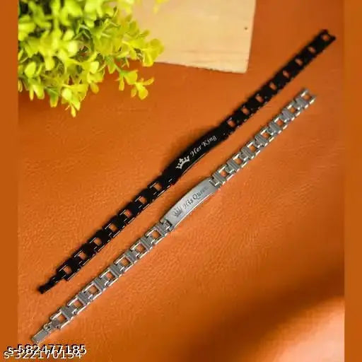 Couple Bracelets | Bracelets For Men | Women Bracelet | Valentine gifts for him and her | Bracelets for Boys & Girls | Glossy Bracelets