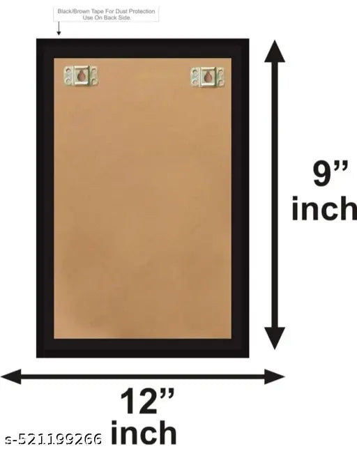 Baba Gorakhnath maharaj ji Religious wood wall photo frame with 9x12 inch size HD quality