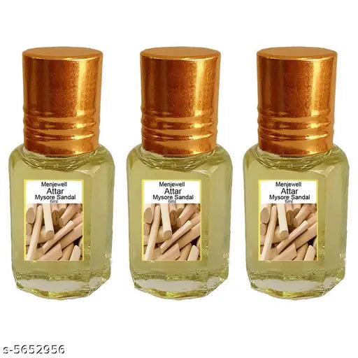 Menjewell Mysore Sandle (Natural Sandalwood Itra/Attar/Sandalwood Perfume) Floral Attar  (Sandalwood)