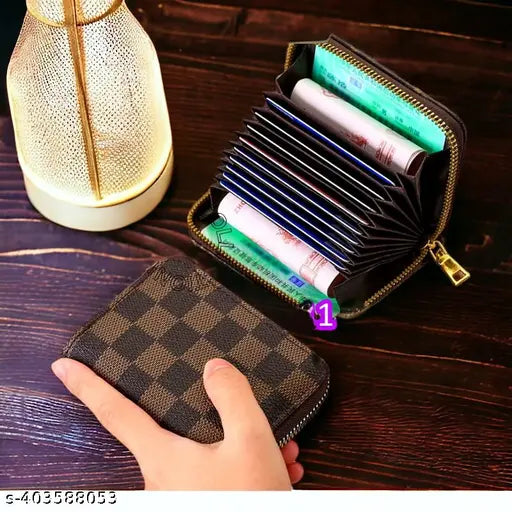 antique women mini wallet cum card holder