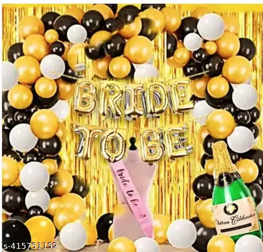 Bride to Be Decoration Set Combo - 33Pcs (Set of 33)