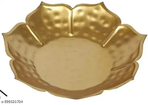 Metal New design Lotus Shape mini Urli 8 inch Bowl Tealight Candle Holder for Home Decoration for Entrance gate/Living Room