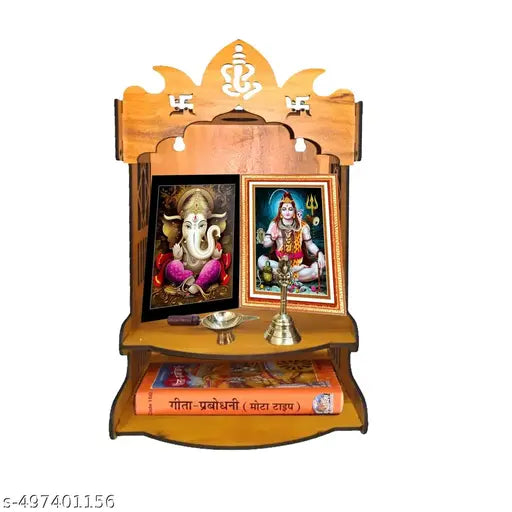 Wooden Home Temple,Pooja Mandir Crafted Elegance For Your Spiritual Space Like Home, Office