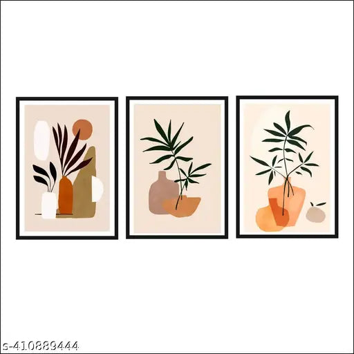 Natur@ Theme Framed Painting for Home and Office Wall Decor - Wall Painting with Frame for Living Room Bed Room Studio Decor
