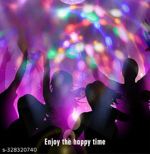 Golden Jumbo 360 Degree Rotating Light Disco Bulb for Home Bedroom Hall Dancing Stage Birthday Party Disco Bulb (Golden, Pack of 1)