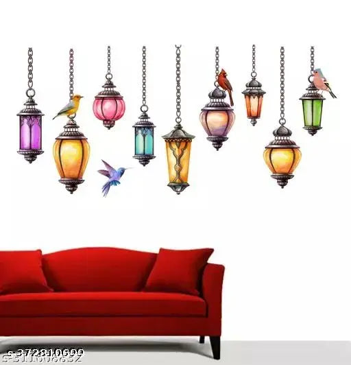 DK DECOR Wall Sticker | Decorative Wall Sticker for Living Room, Bedroom, Office, Hall and Home Decor _AS616 Self Adhesive Sticker  (Pack of 1)