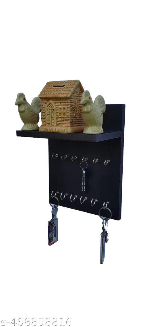 Unique Well wooden key holder 12 huk