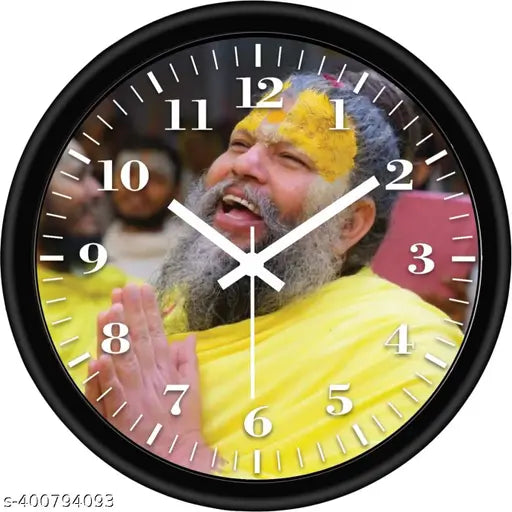 Mehran Clock premanand ji maharaj wall clock – PunyaPath