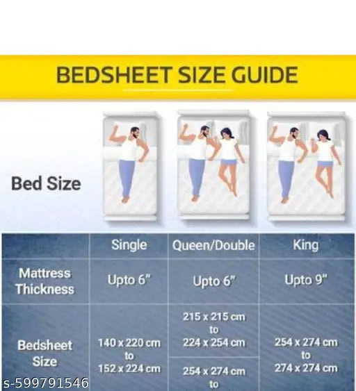 Decor Well 7D Bedsheet New Print for home