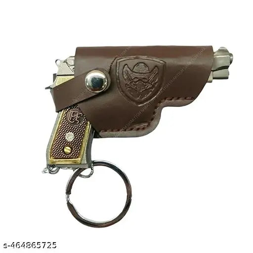 GKM Replica gun Toy metal keychain with cover (Pack of 1)