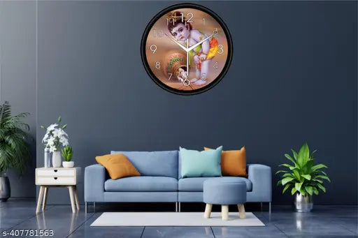 krishna wall clock