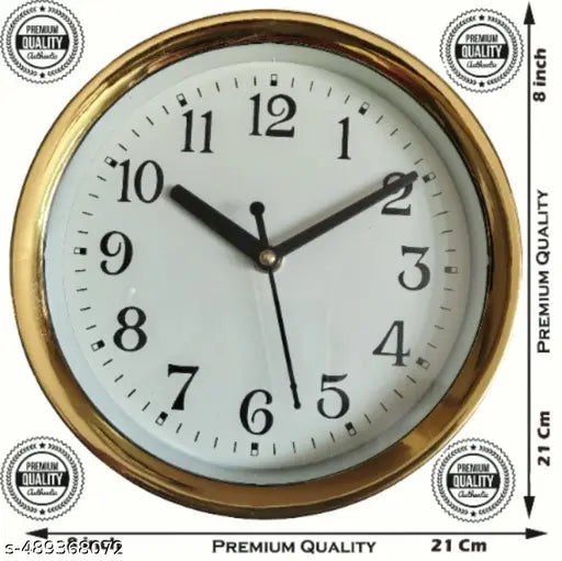 GAYATRI CRAFT AND DECOR Stylish Wall Clock for Home & Office, Modern Design Decorative Wall Clock, Designer Wall Clock for Living Room, Elegant Look