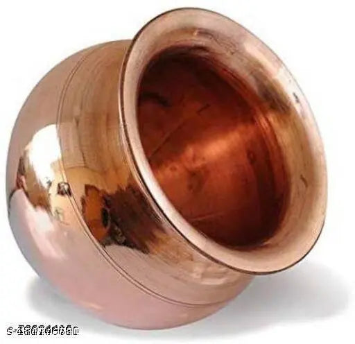 SANSKAARI Copper Kalash Lota, Copper Karwa Lota, Karva Lota, Karwa Kalash, Copper Puja Kalash, Pooja Kalash, Kalash for puja