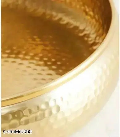 Decorative Glass Bowl for Floating Flowers & Tealights | Elegant Centerpiece for Home, Office & Table Decor | Festive & Daily Use Bowl