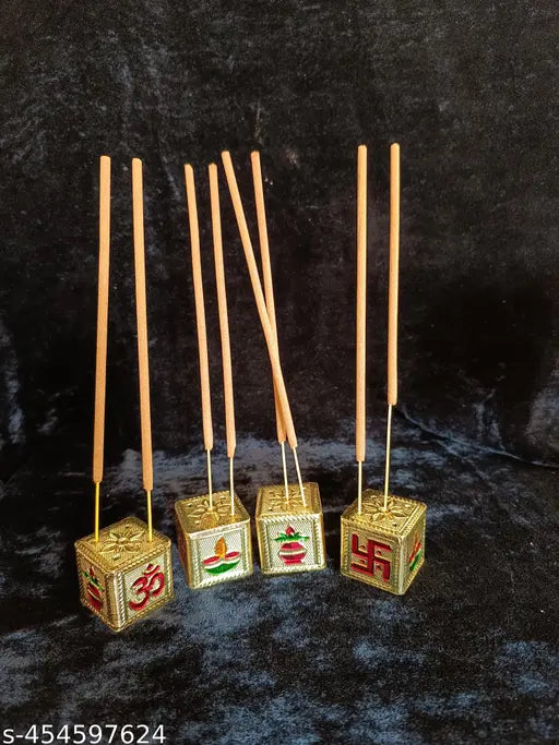 Agarbatti stand, 5 Holes Minakari Incense Stick Holder