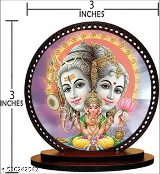 IdolCraft Lord Shiva/Shankar/Bholenath ji Idol for car Dashboard & Home Decorative Showpiece  Pack of 1