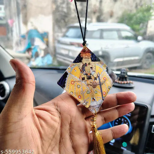 Sawariya Seth Ji Car Hanging Idol | Divine Dashboard & Mirror Decor | Spiritual Car Accessory