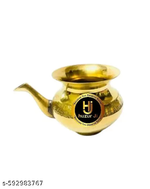 HUZUR JI Brass Lota Kalash / Pooja Lota / Brass Kalash Brass Kalash Brass Kalash Puja Articles / Karwa/Karwa Lota/ Kalash Lota