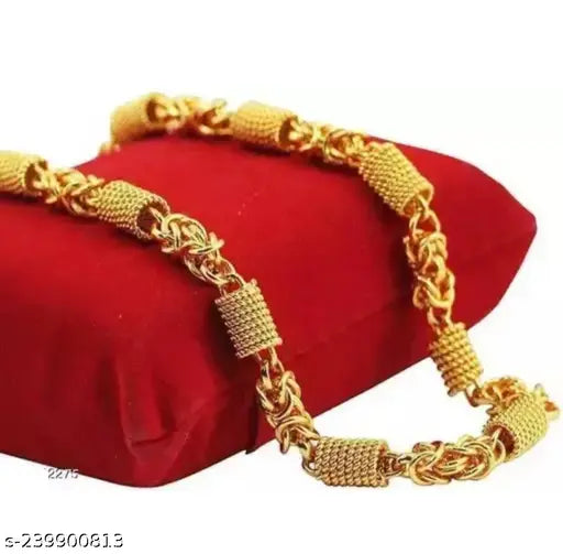 fashionable golden link gold plated brass men women gold plated brass chain