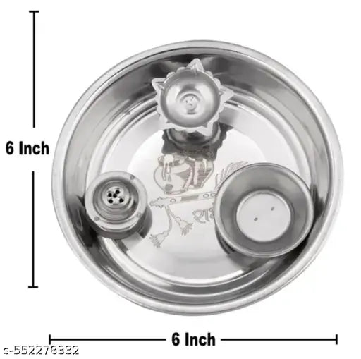 Puja Thali Traditionalstainless steel