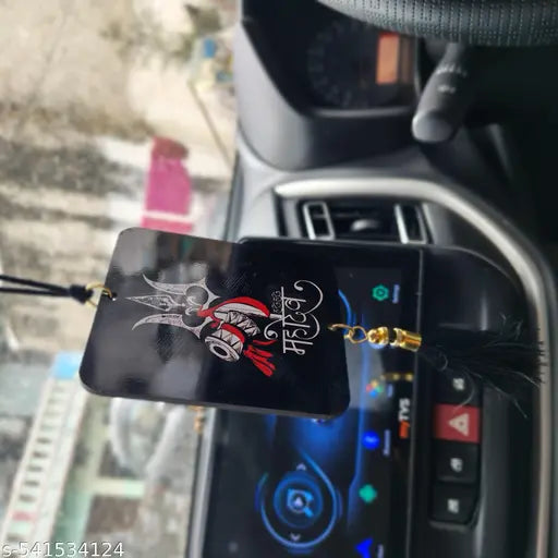 Prints Club Har Har Mahadev  Car Hanger | Mahadev Car Mirror Hanging Accessories