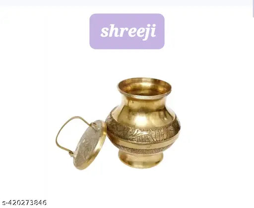 Pavitari gangajali lota gangajal Kalash patra made up of pure brass